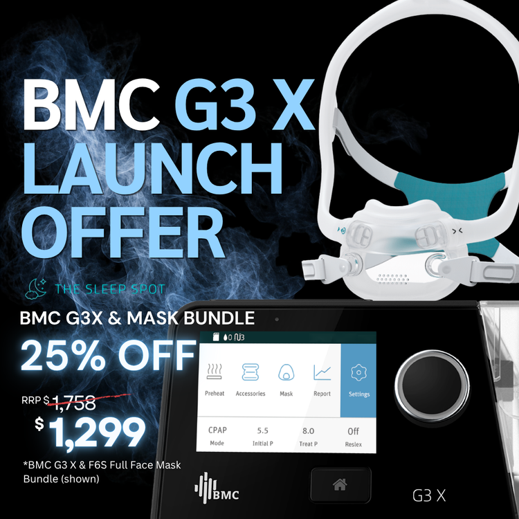 BMC G3 X Launch Sale | G3X Auto CPAP & Mask Bundle - $1,299