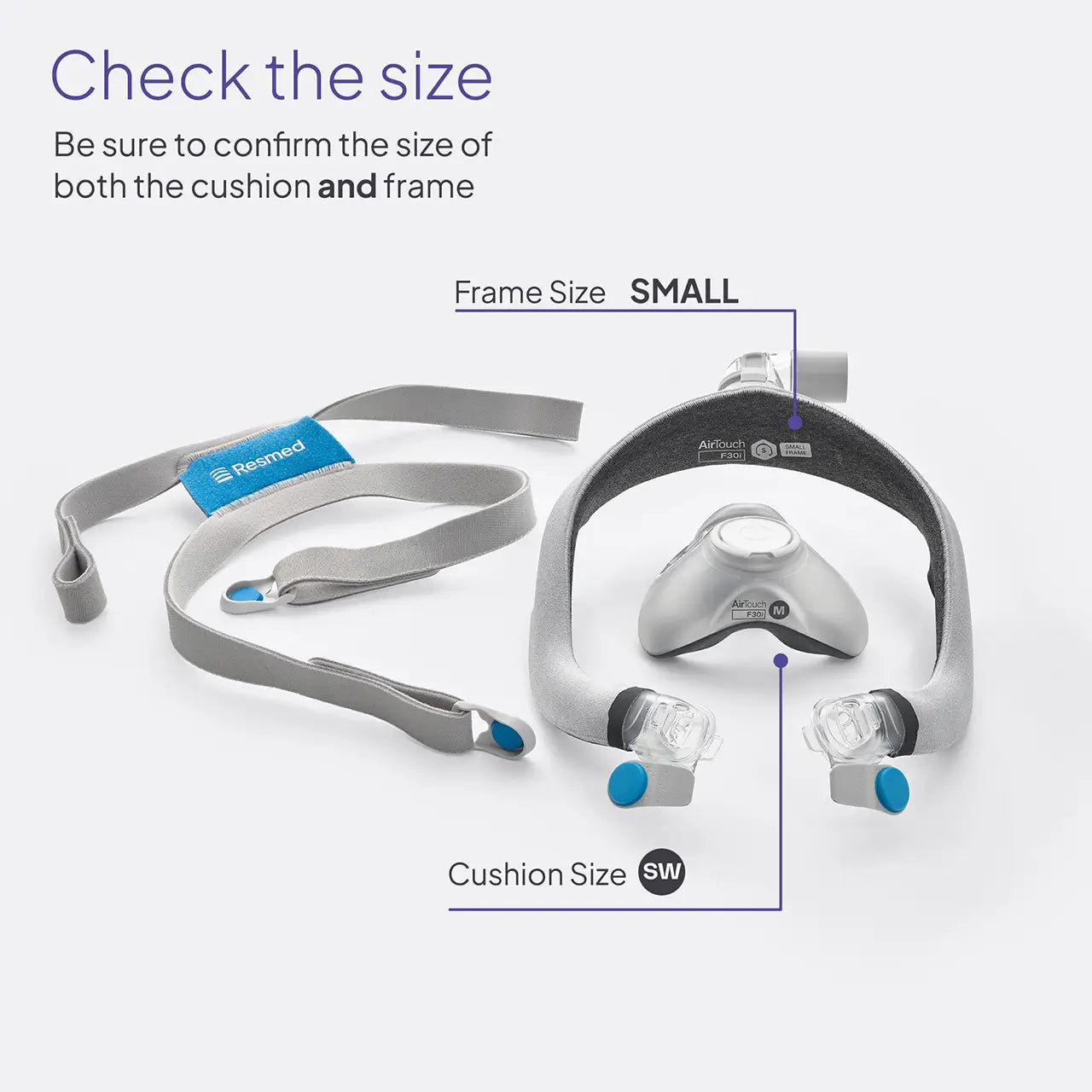 ResMed AirTouch F30i - Comfort Frame & Elbow