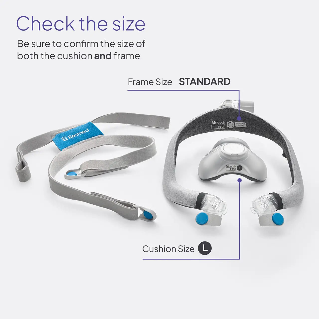 ResMed AirTouch F30i - Comfort Frame & Elbow