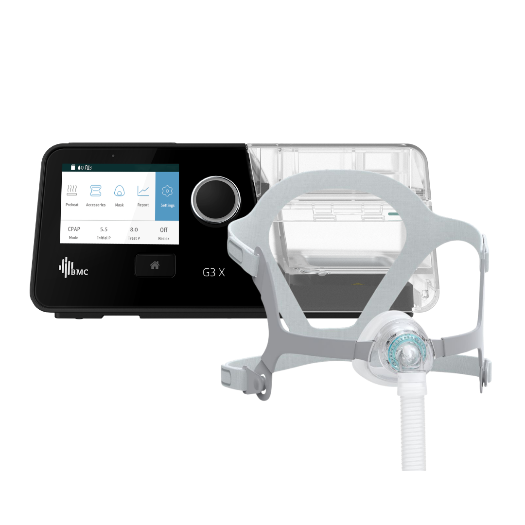 BMC G3 X - Auto CPAP (APAP) Machine & N5A+ Nasal Mask Bundle