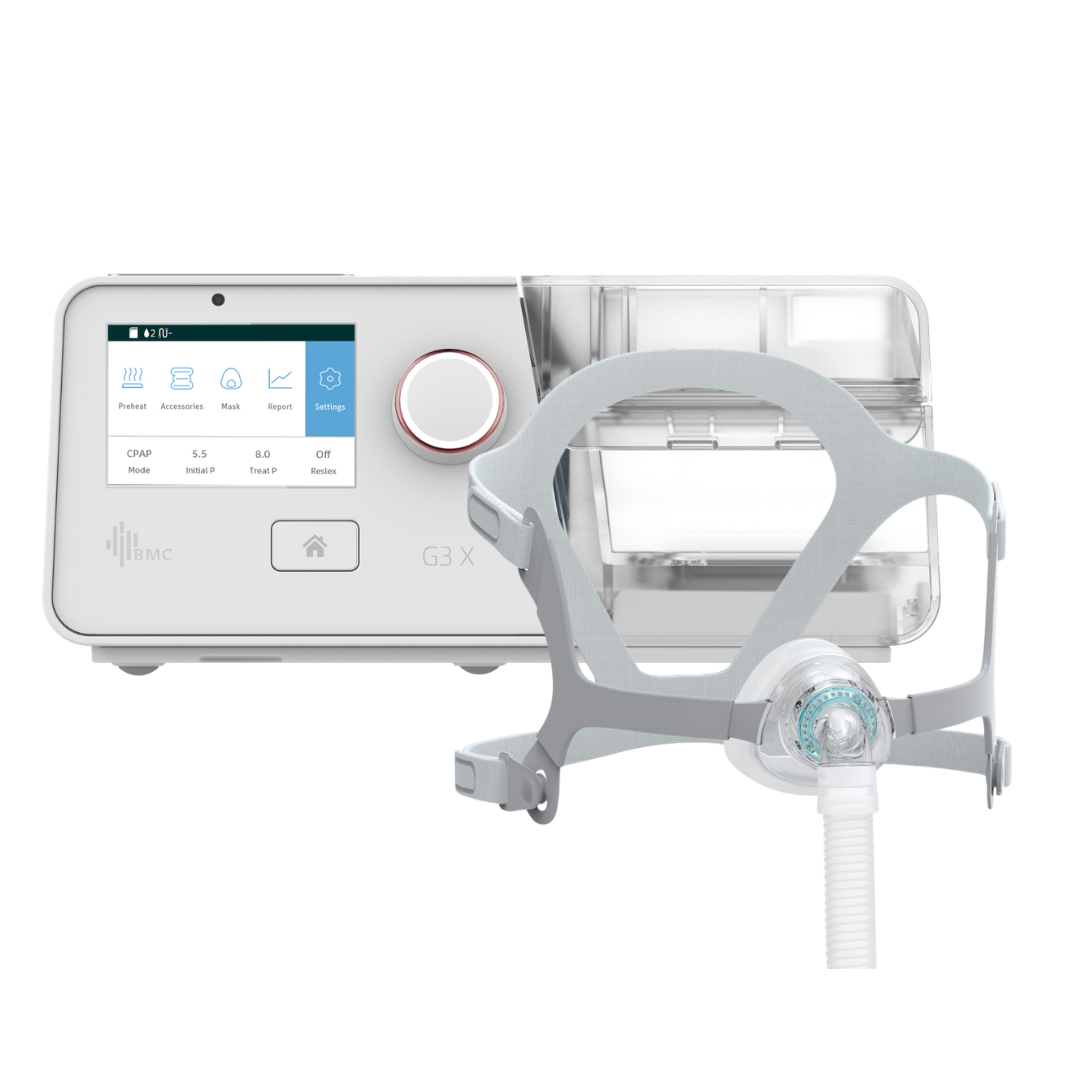 BMC G3 X - Auto CPAP (APAP) Machine & N5A+ Nasal Mask Bundle
