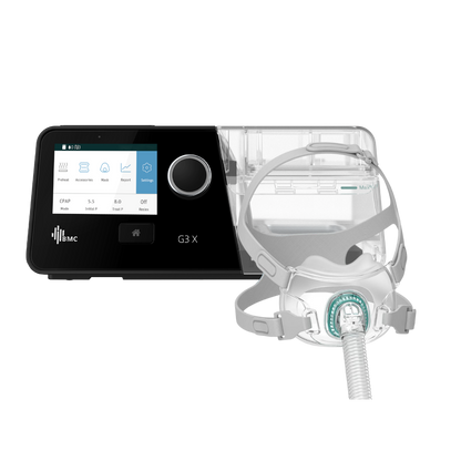 BMC G3 X - Auto CPAP (APAP) Machine & F6 Full Face Mask Bundle