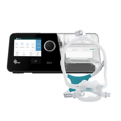 BMC G3 X - Auto CPAP (APAP) Machine & F6S Full Face Mask Bundle