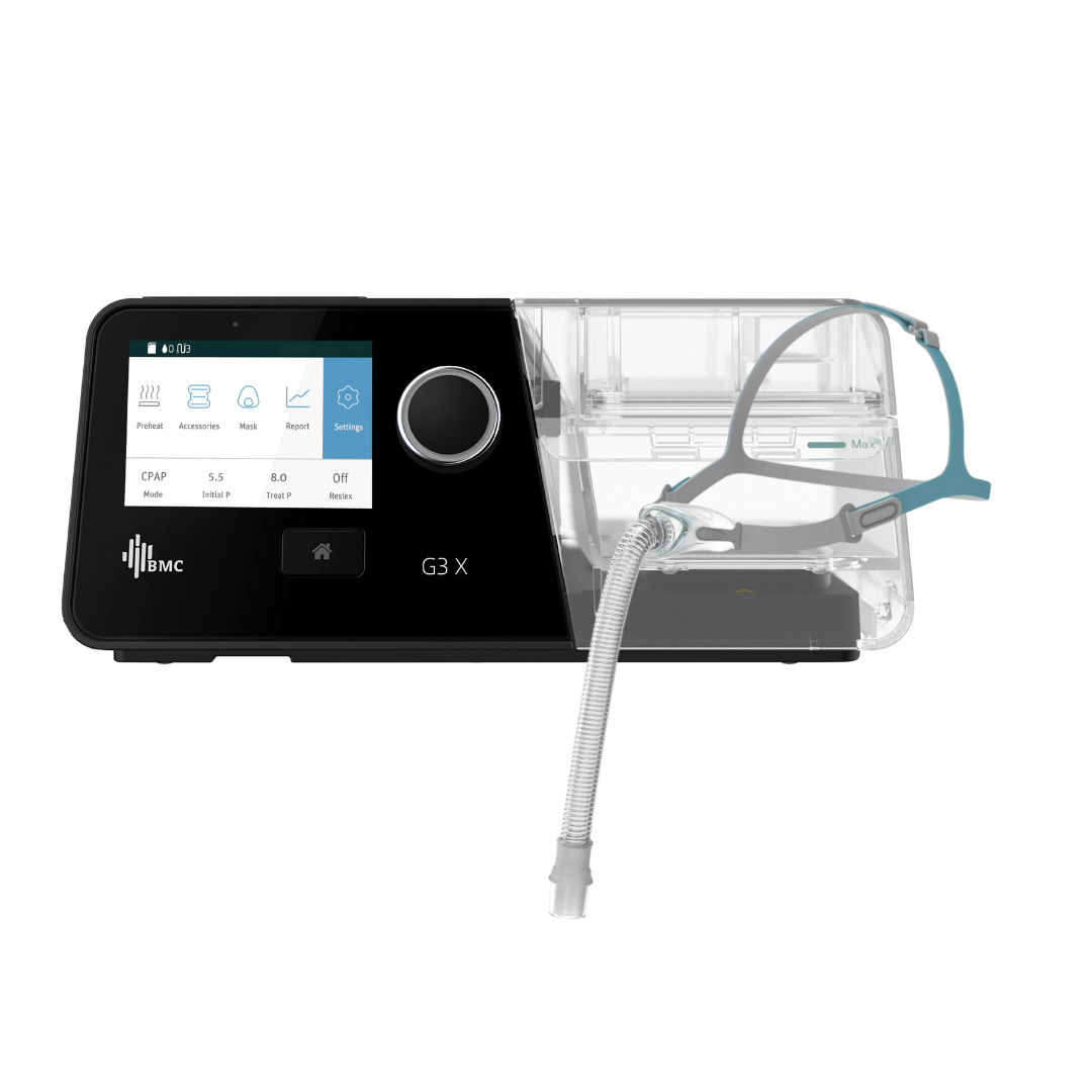 BMC G3 X - Auto CPAP (APAP) Machine & P6 Nasal Pillow Mask Bundle