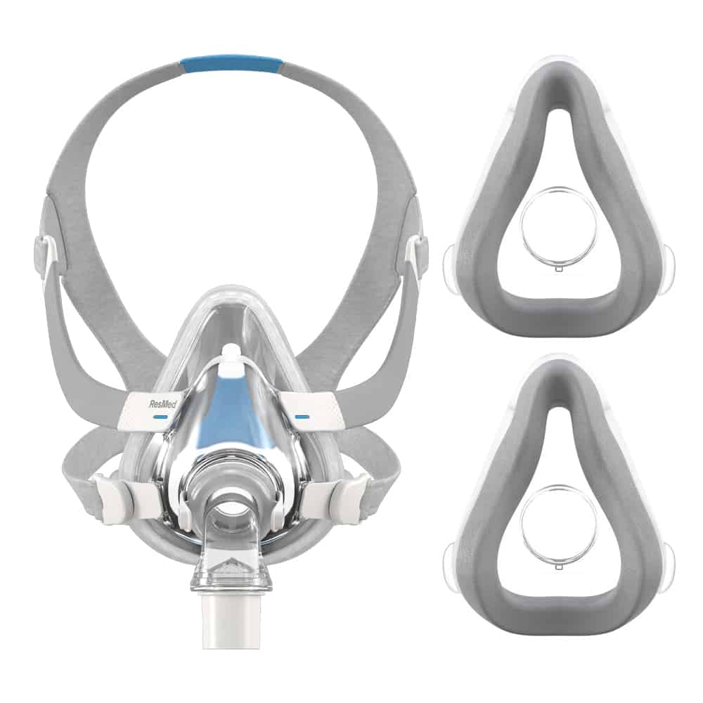 ResMed AirTouch F20  - Full Face mask bundle kit (with 6 UltraSoft memory foam cushions)